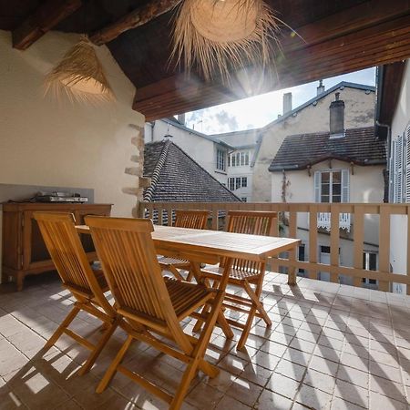 Grand Appartement 8 Personnes Terrasse Privative Hyper Centre Calme 롱르소니에 외부 사진